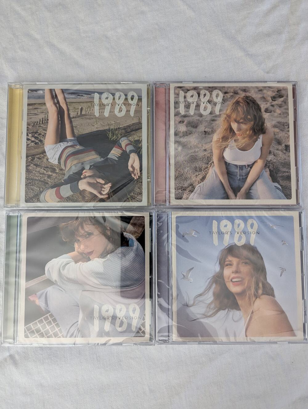 Taylor Swift 1989 Taylor's Version 4 CDs NEW Sealed Green Rose Pink Yellow Blue